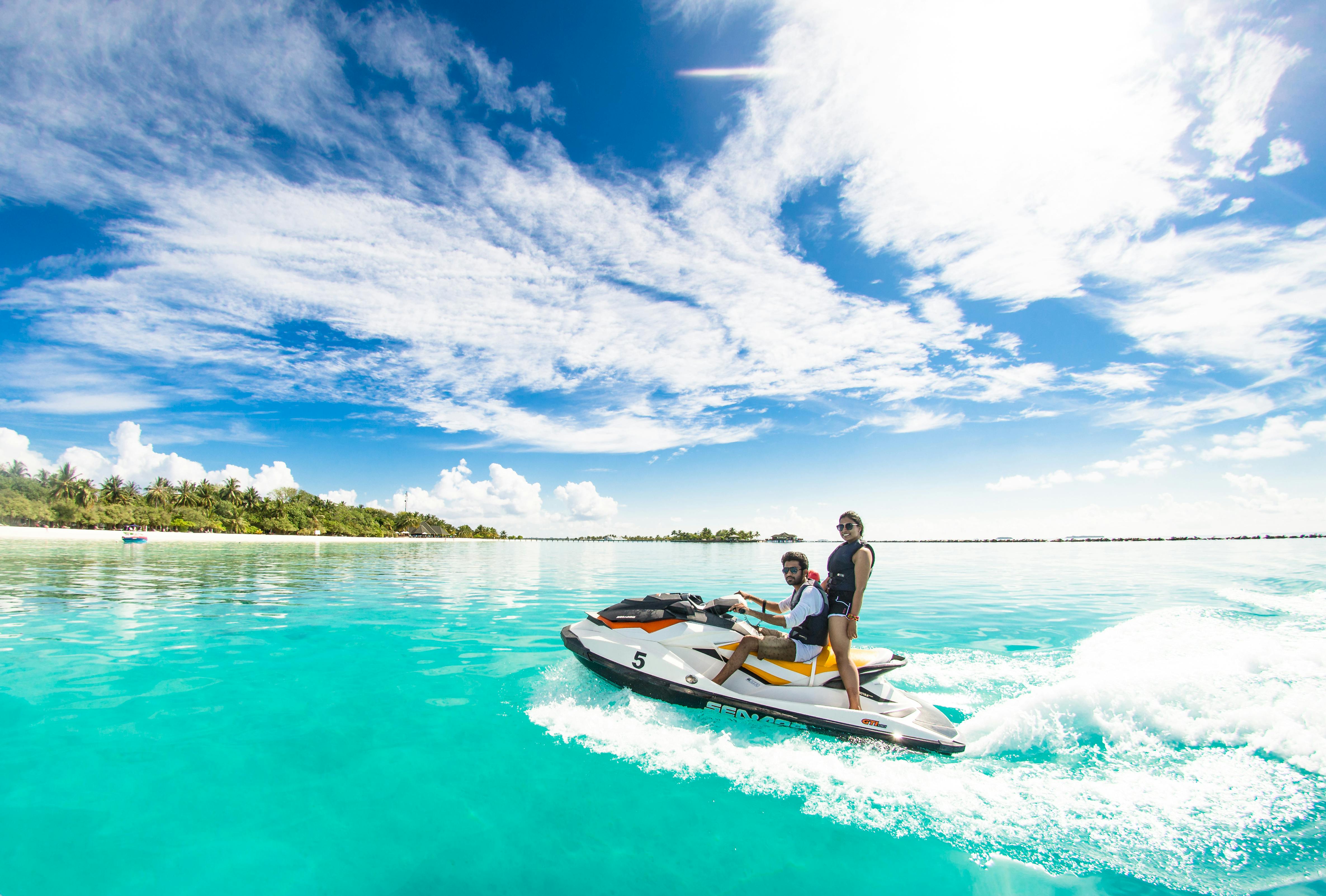 Jet Ski making a splash
